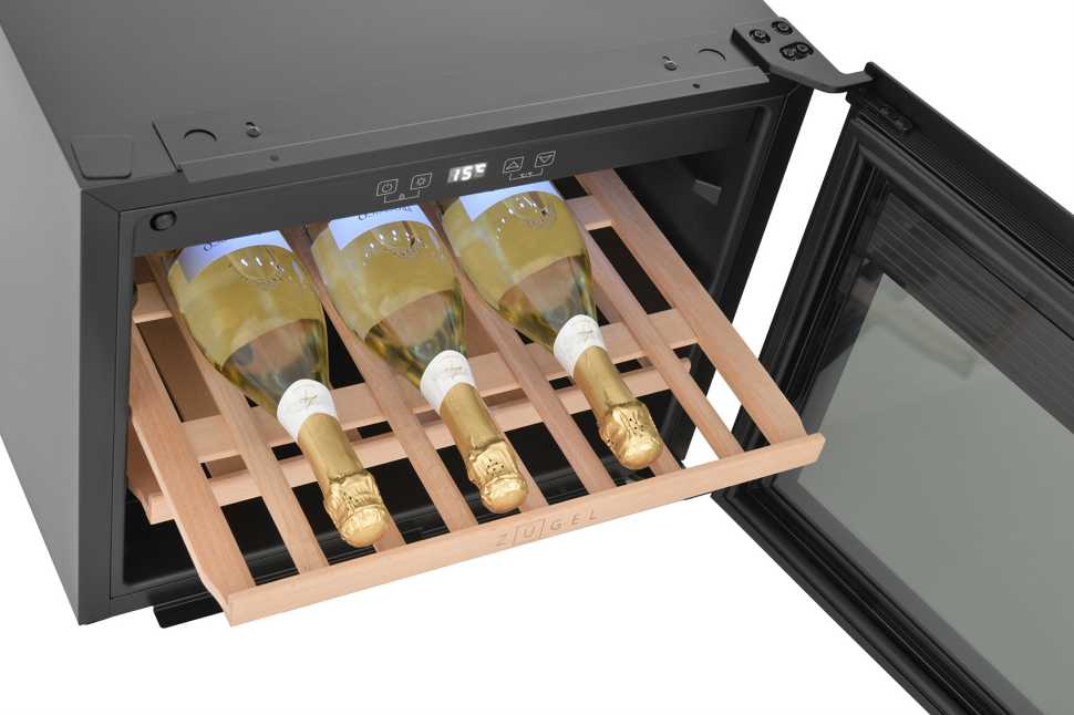 Встраиваемый винный шкаф Zugel ZCWI280B