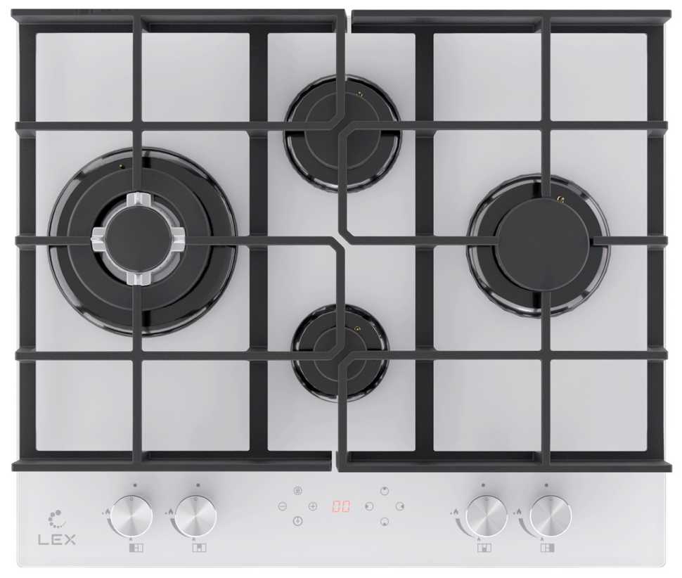 Газовая варочная панель LEX GVG 644 T WH