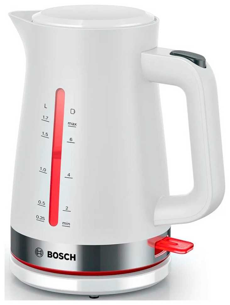 Чайник электрический Bosch TWK4M221, 1.7 л, белый