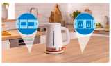 Чайник электрический Bosch TWK4M221, 1.7 л, белый