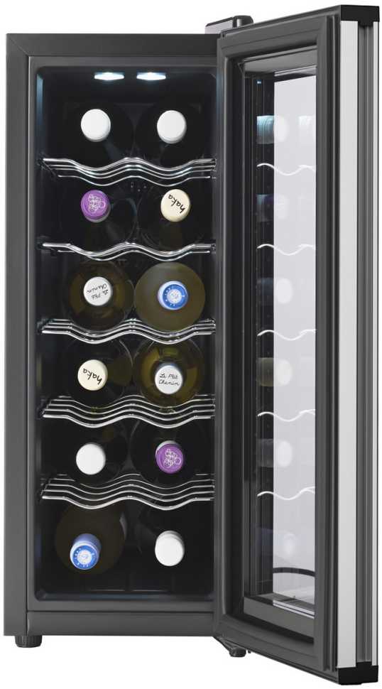 Винный шкаф Tesler WCV-120 SILVER