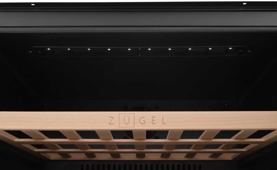 Встраиваемый винный шкаф Zugel ZCWI360DB