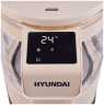 Чайник электрический Hyundai HYK-G7700, 2.5л., 1400Вт, кремовый/черный (стекло)