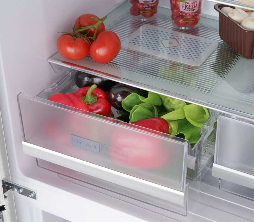 Многокамерный холодильник Weissgauff WCD 450 White Rock Glass NoFrost Inverter