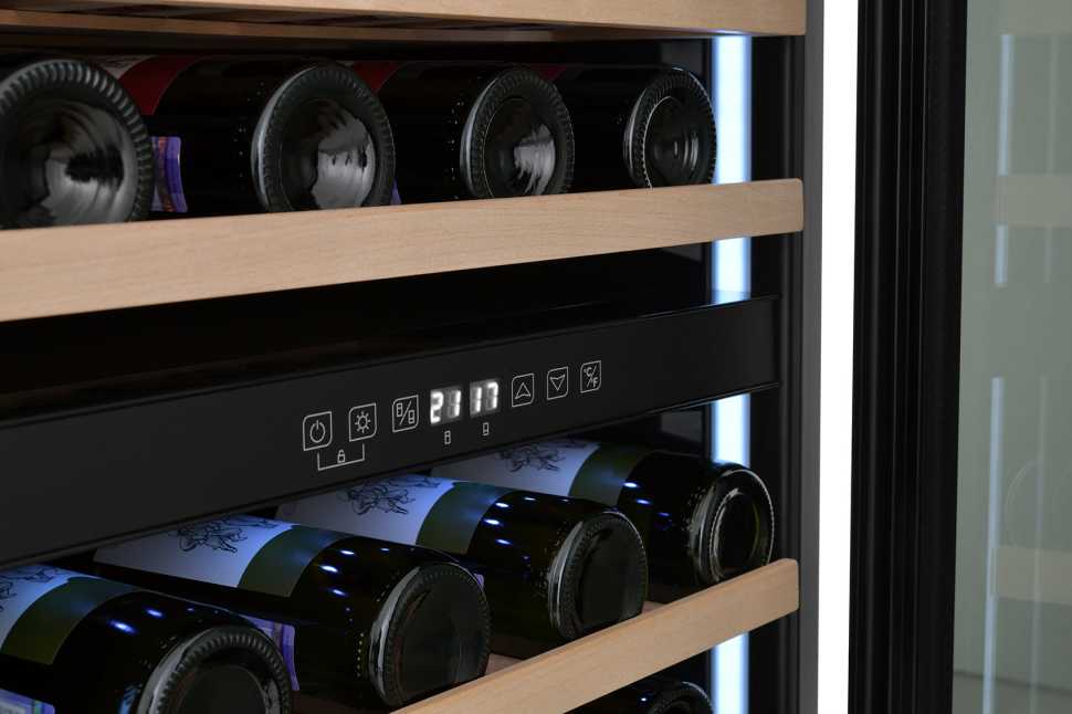 Встраиваемый винный шкаф Zugel ZCWI570DB