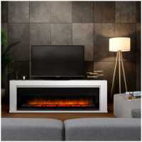 Камин Firelight Simple Long, белый (НС-1430799)