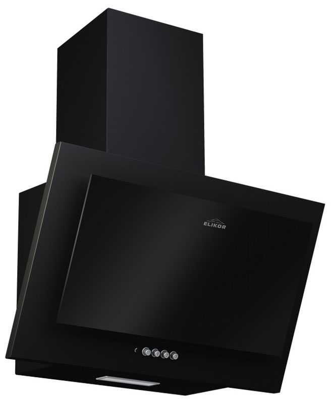 Вытяжка Elikor Коралл 50П-430-К3Д черный/черное стекло