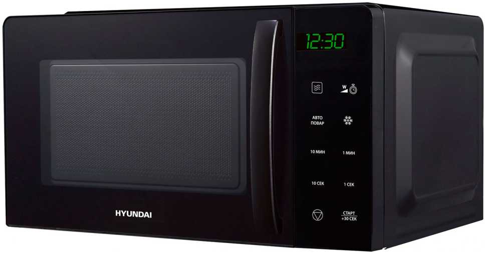 Микроволновая печь - СВЧ Hyundai HYM-D3030 (20л., 700Вт, черный)