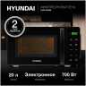 Микроволновая печь - СВЧ Hyundai HYM-D3030 (20л., 700Вт, черный)