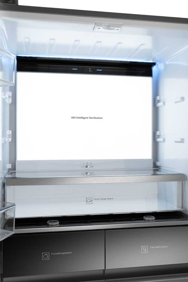 Многокамерный холодильник Weissgauff WCD 450 XNF Built-in