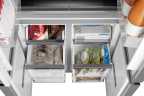 Многокамерный холодильник Weissgauff WCD 450 XNF Built-in