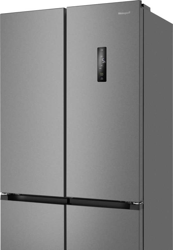 Многокамерный холодильник Weissgauff WCD 450 XNF Built-in