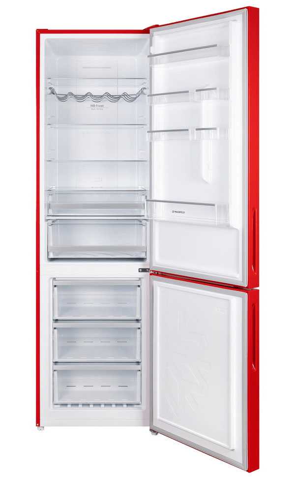 Двухкамерный холодильник Maunfeld MFF200NFR Inverter