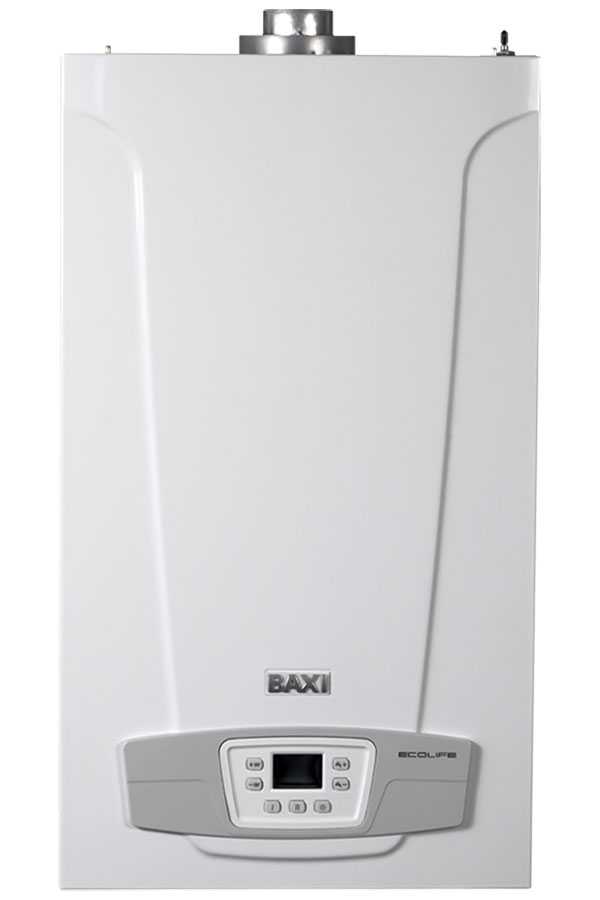 Котел отопления Baxi ECO LIFE 24F, настенный, 24 кВт, двухконтурный с закрытой камерой сгорания