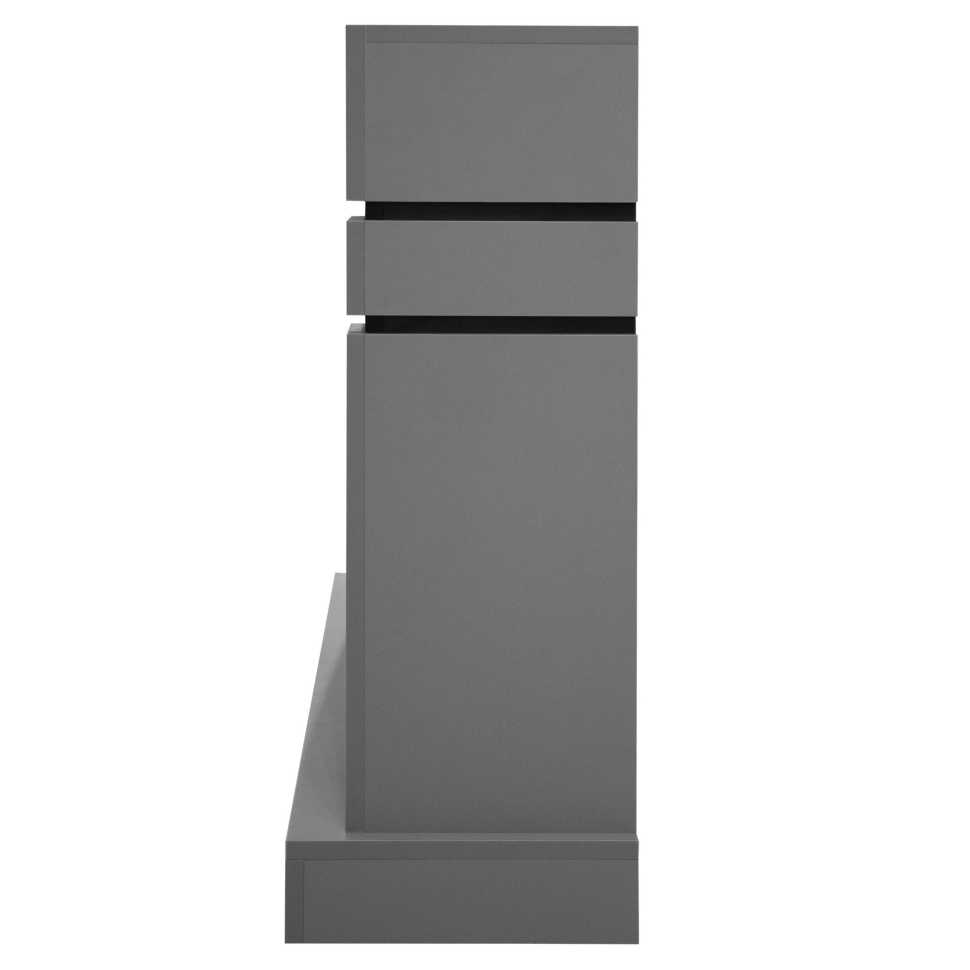 Каминокомплект: Очаг Electrolux EFP/P-4220LS, портал Lindos 42/40/36, светло-серый, р/в