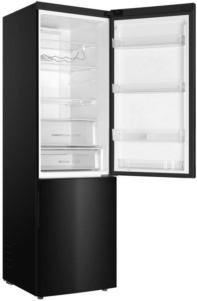 Двухкамерный холодильник Haier C4F740CBXGU1 черная нержавеющая сталь