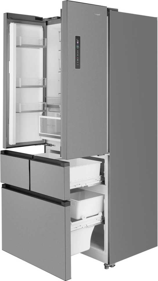 Многокамерный холодильник Weissgauff WFD 450 Built-in Inverter NoFrost Inox
