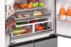Многокамерный холодильник Weissgauff WFD 450 Built-in Inverter NoFrost Inox