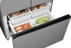 Многокамерный холодильник Weissgauff WFD 450 Built-in Inverter NoFrost Inox
