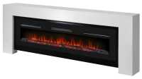 Камин Firelight Suprema Long, белый/черный (НС-1475527)
