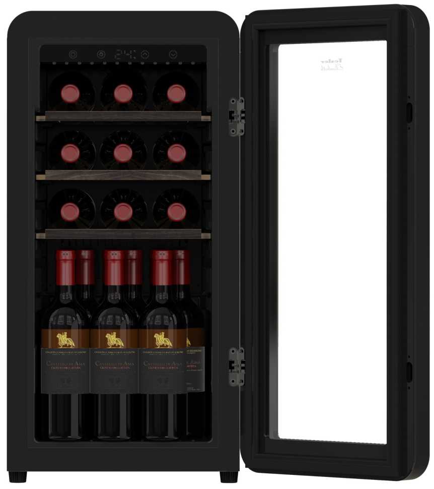 Винный шкаф Tesler CWC-188 BLACK