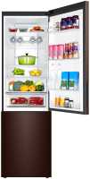 Двухкамерный холодильник Haier C4F740CLBGU1 темно-коричневый