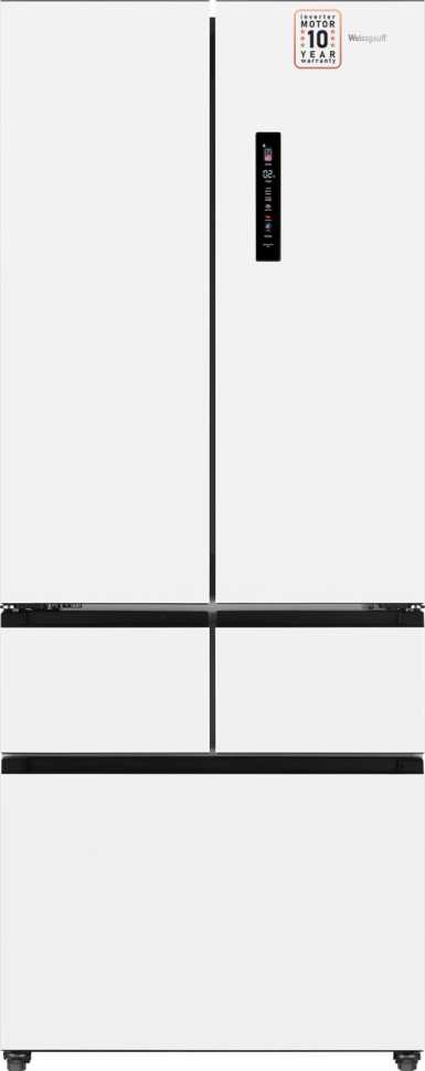 Многокамерный холодильник Weissgauff WFD 450 Built-in Inverter NoFrost White