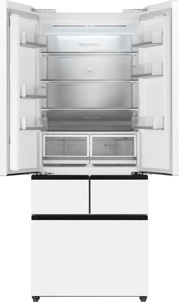Многокамерный холодильник Weissgauff WFD 450 Built-in Inverter NoFrost White