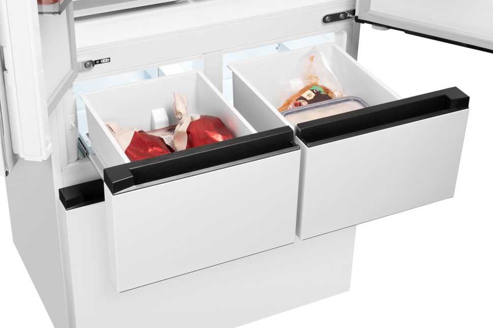 Многокамерный холодильник Weissgauff WFD 450 Built-in Inverter NoFrost White