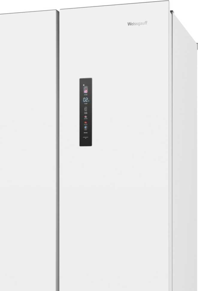 Многокамерный холодильник Weissgauff WFD 450 Built-in Inverter NoFrost White