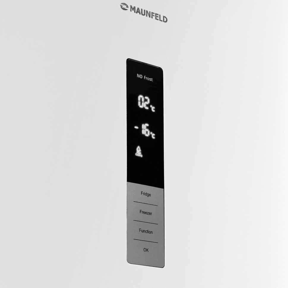 Двухкамерный холодильник Maunfeld MFF200NFW10 Inverter