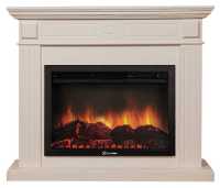 Камин Firelight Bianco 25 шпон белёный дуб