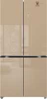 Многокамерный холодильник Weissgauff WCD 510 Built-in Inverter NoFrost Champagne Glass