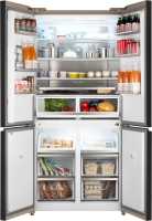 Многокамерный холодильник Weissgauff WCD 510 Built-in Inverter NoFrost Champagne Glass