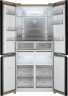 Многокамерный холодильник Weissgauff WCD 510 Built-in Inverter NoFrost Champagne Glass