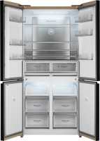 Многокамерный холодильник Weissgauff WCD 510 Built-in Inverter NoFrost Champagne Glass
