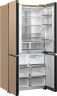 Многокамерный холодильник Weissgauff WCD 510 Built-in Inverter NoFrost Champagne Glass