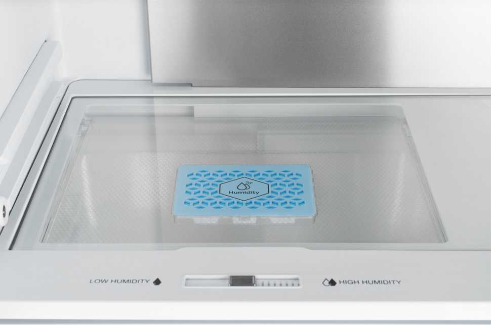 Многокамерный холодильник Weissgauff WCD 510 Built-in Inverter NoFrost Champagne Glass