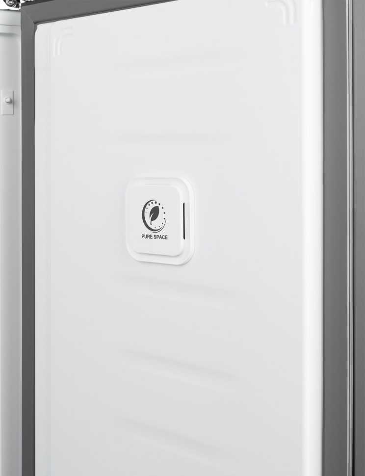 Многокамерный холодильник Weissgauff WCD 510 Built-in Inverter NoFrost Champagne Glass