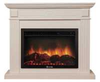Камин Firelight Bianco 30 шпон белёный дуб
