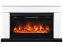 Камин Royal Flame Bergen (Разборный) Белый с черным с очагом Vision 42 LOG LED