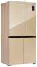 Многокамерный холодильник Tesler RCD-545I BEIGE GLASS