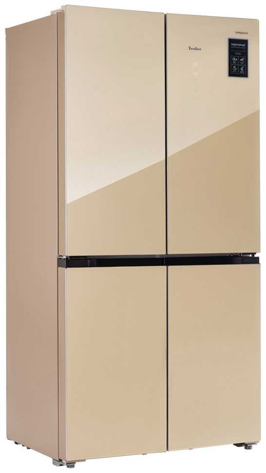 Многокамерный холодильник Tesler RCD-545I BEIGE GLASS