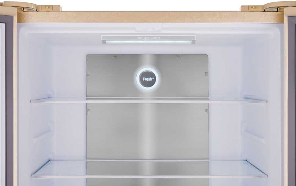 Многокамерный холодильник Tesler RCD-545I BEIGE GLASS