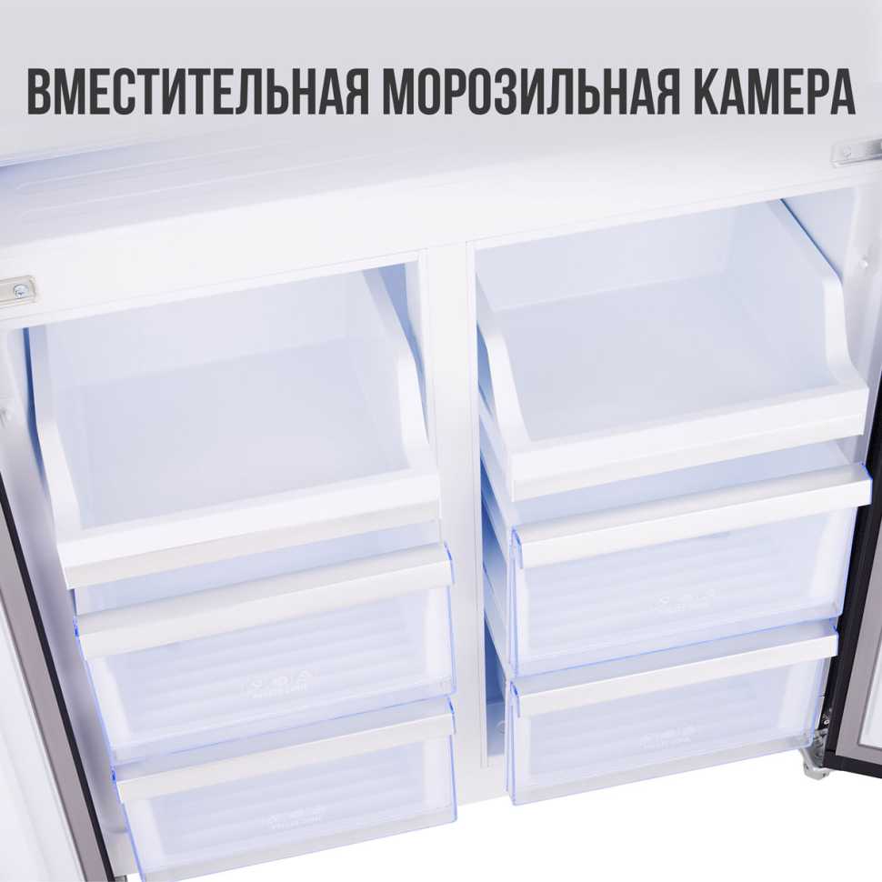 Многокамерный холодильник Tesler RCD-545I BEIGE GLASS