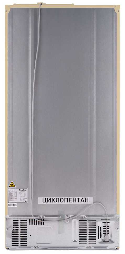 Многокамерный холодильник Tesler RCD-545I BEIGE GLASS