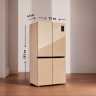 Многокамерный холодильник Tesler RCD-545I BEIGE GLASS