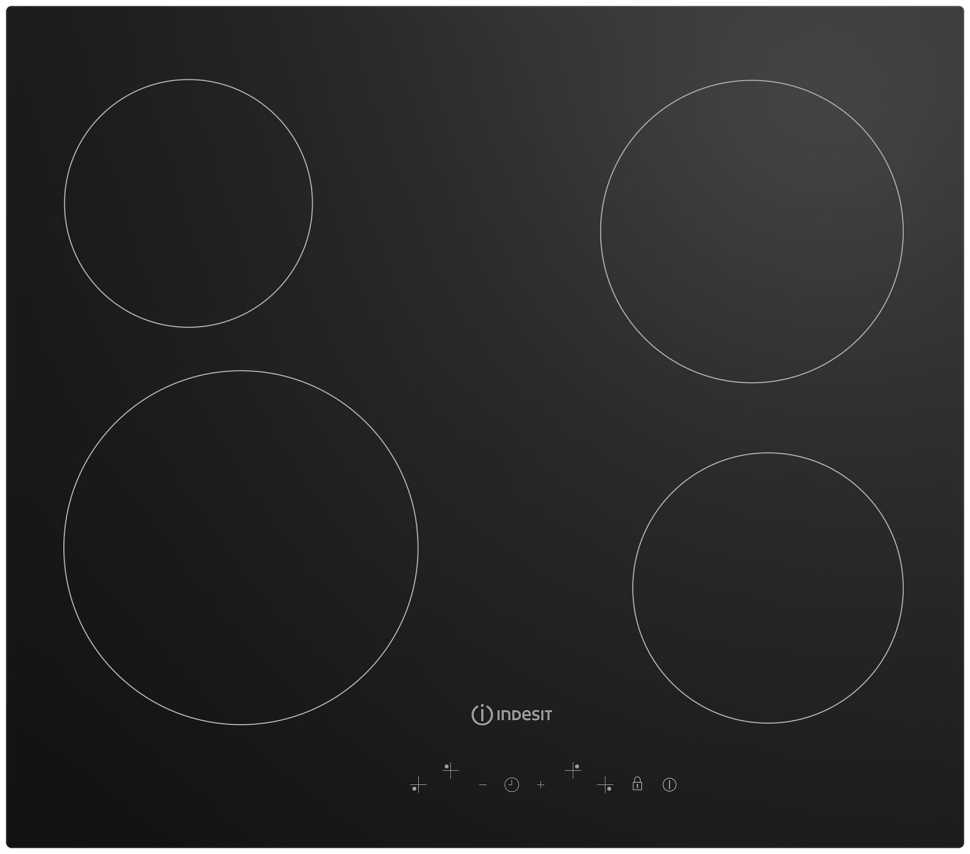 Электрическая варочная панель Indesit IRT 160, черный