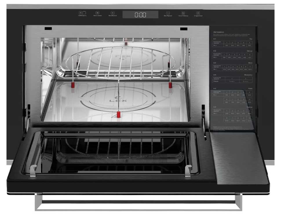 Встраиваемая микроволновая печь СВЧ LEX BIMO 25.03 INOX