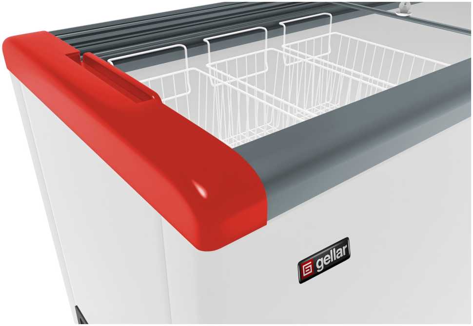 Морозильный ларь Gellar FG 600 C красный
